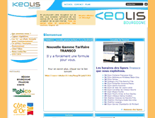 Tablet Screenshot of keolisbourgogne.com